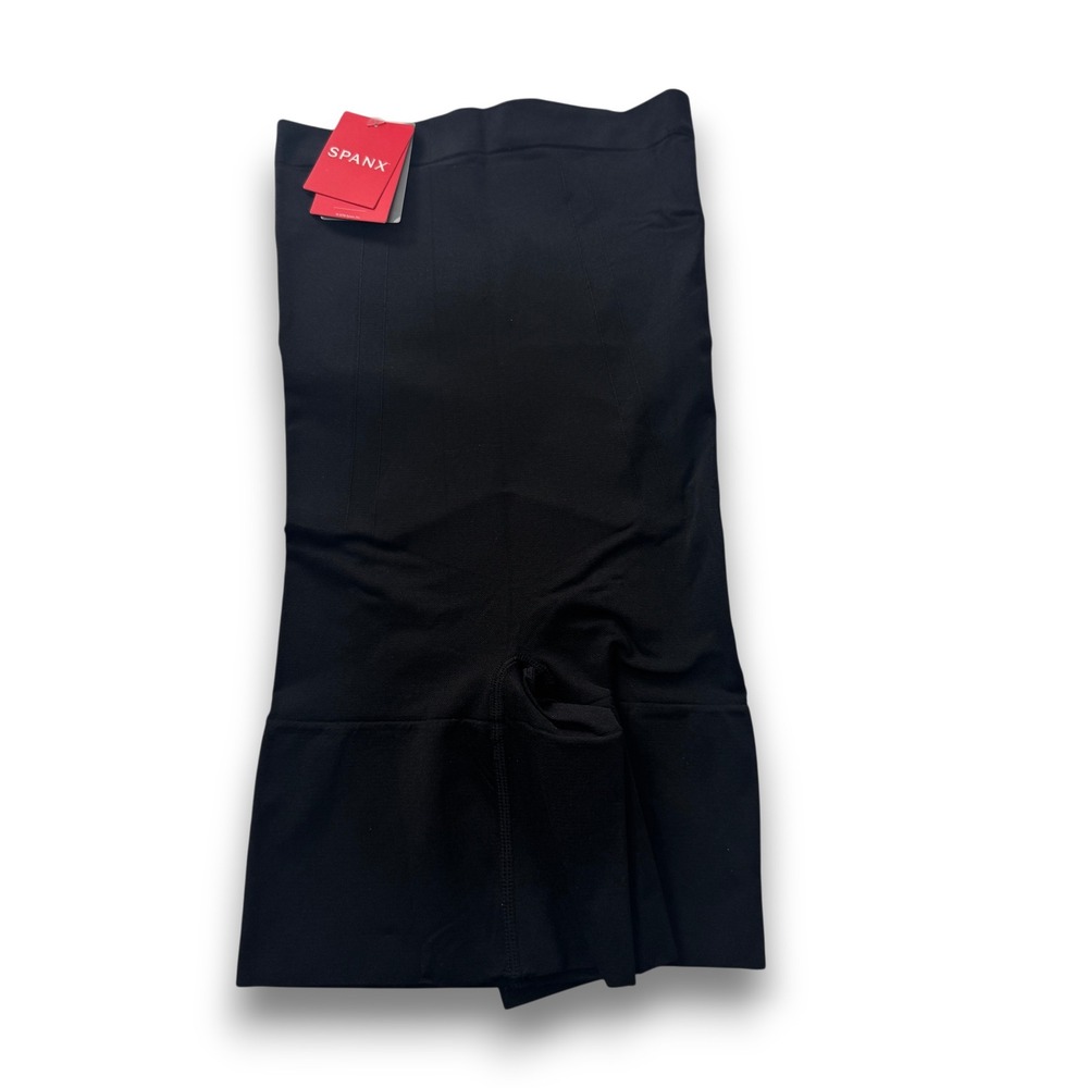 Spanx Sculpt Mid-Thigh Shaper High Waist Black Shapewear S81915 Mens Size M NEW